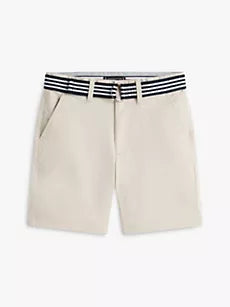 Kids' Belted Baggy Stretch Chino Short