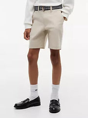 Kids' Belted Baggy Stretch Chino Short
