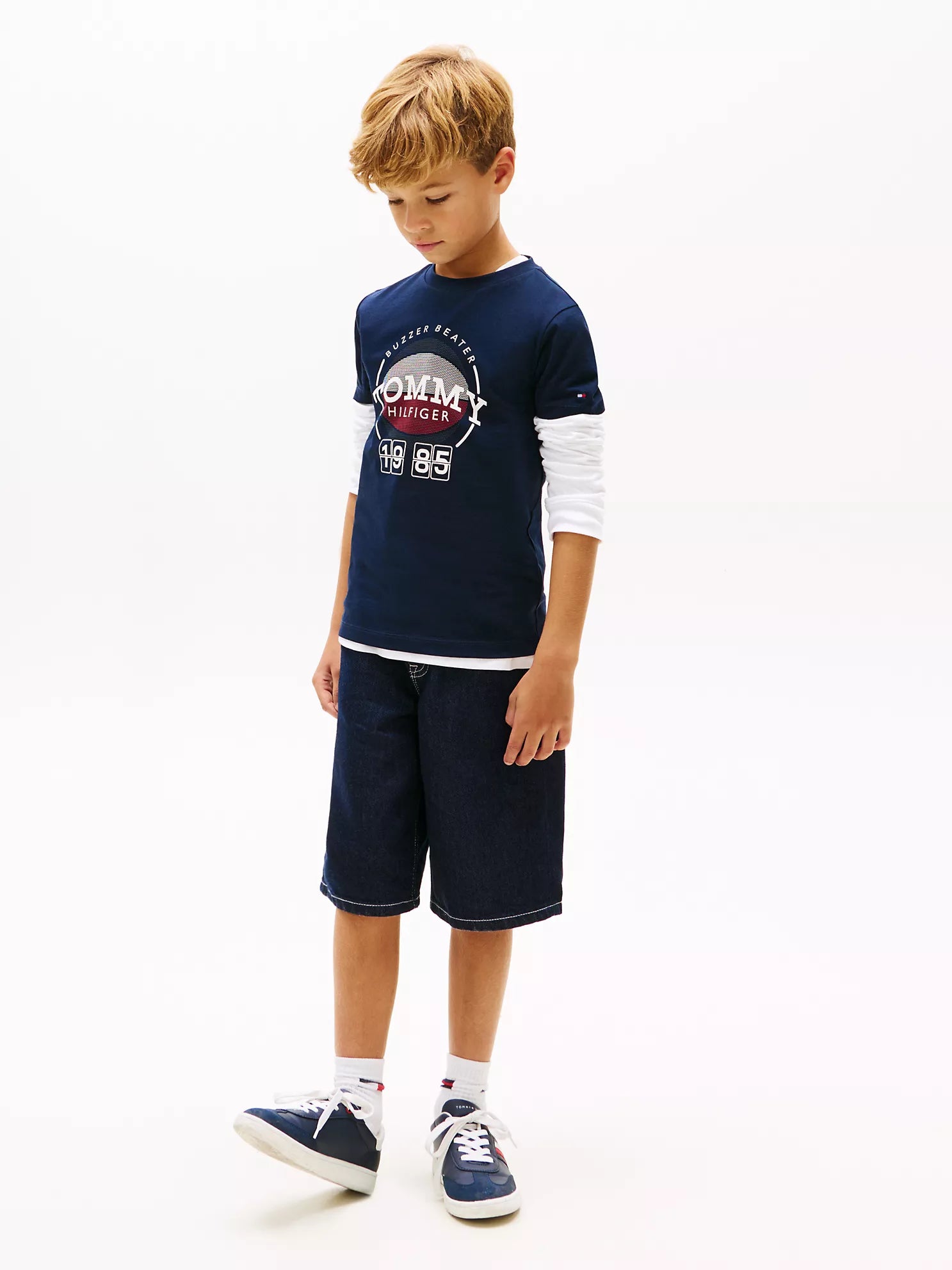 Boys Kids' 1985 Basketball Graphic T-Shirt Tommy Hilfiger