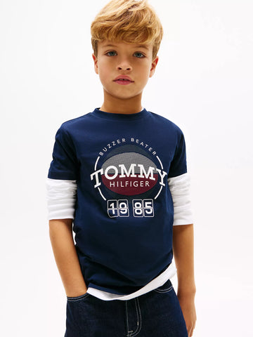 Boys Kids' 1985 Basketball Graphic T-Shirt Tommy Hilfiger