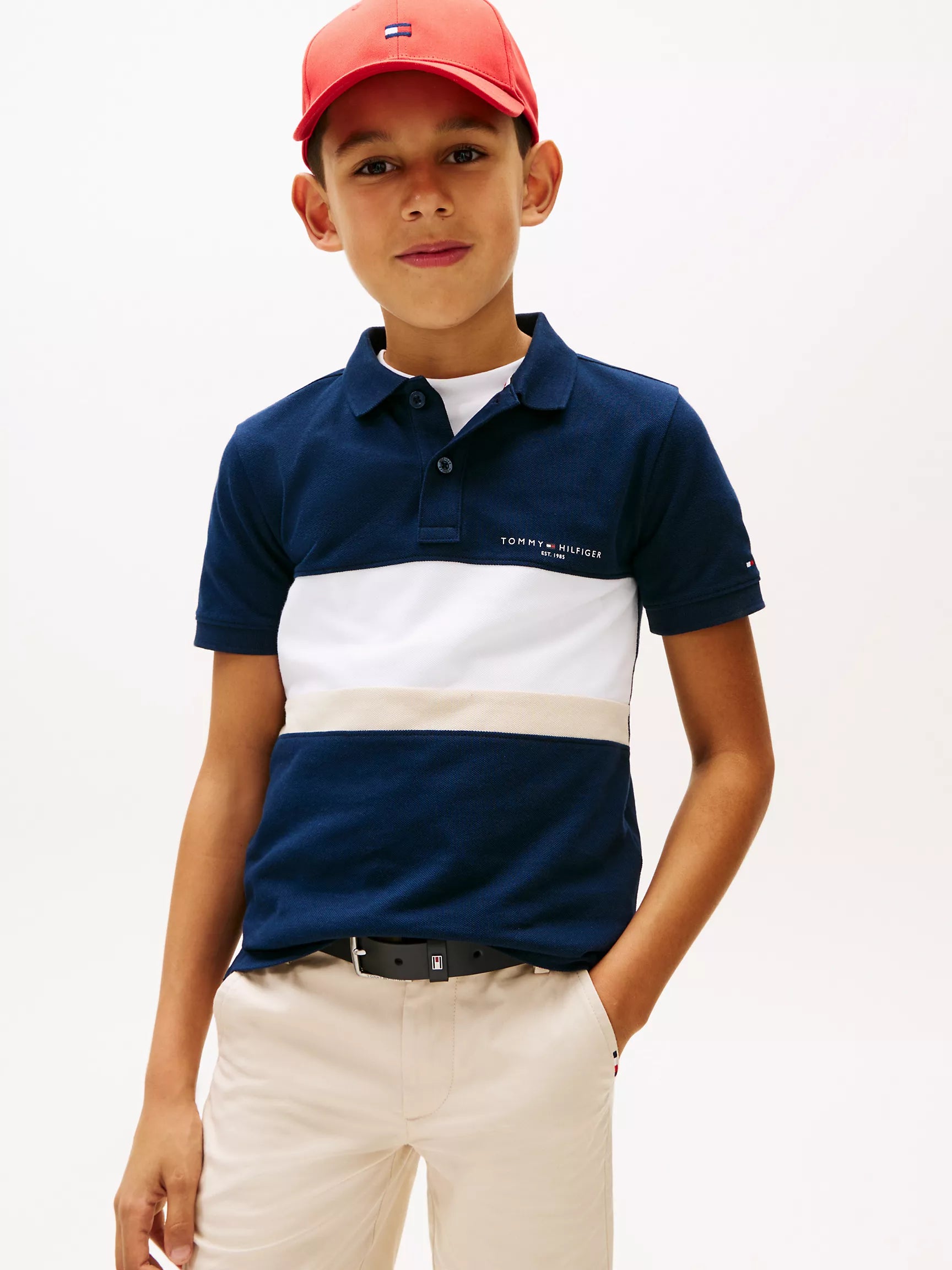 Kids' Colorblock Polo