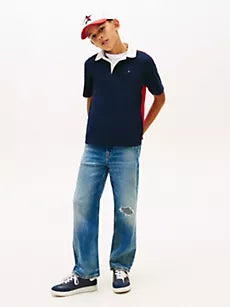 Kids' Colorblock Rugby Polo