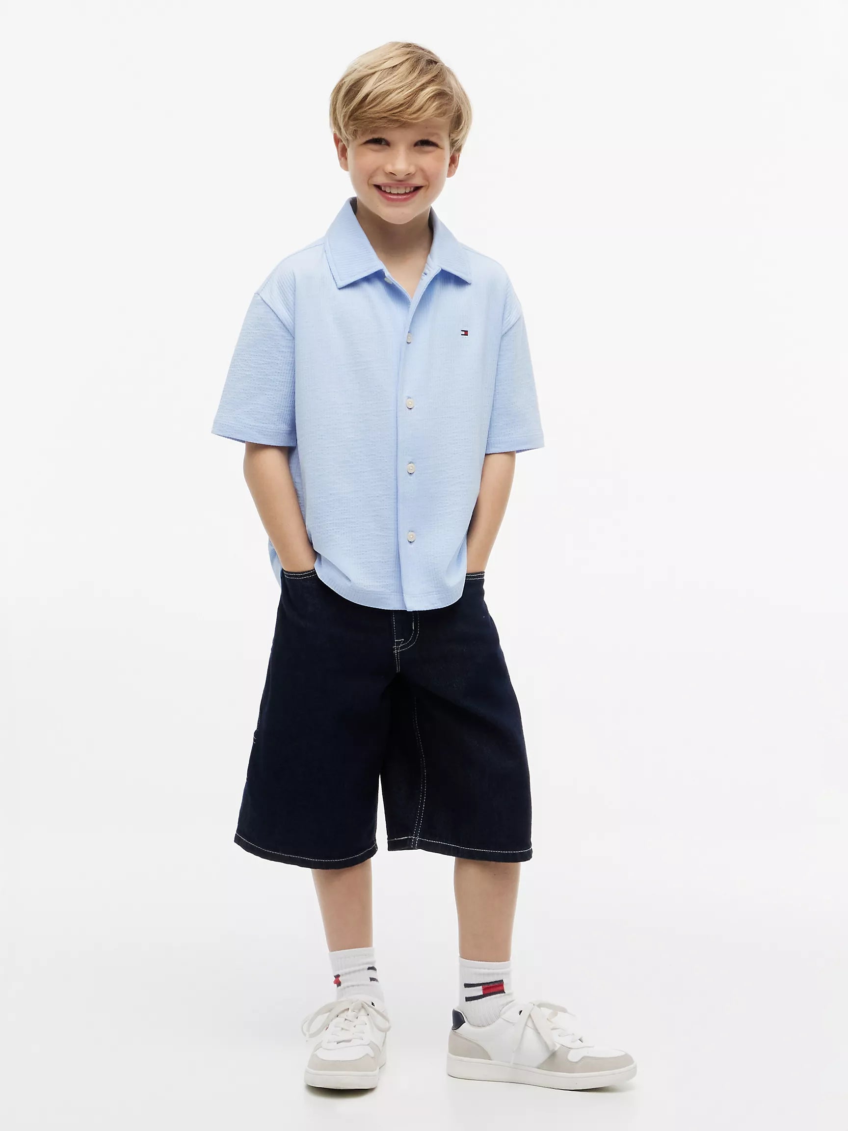 Kids' Seersucker Shirt