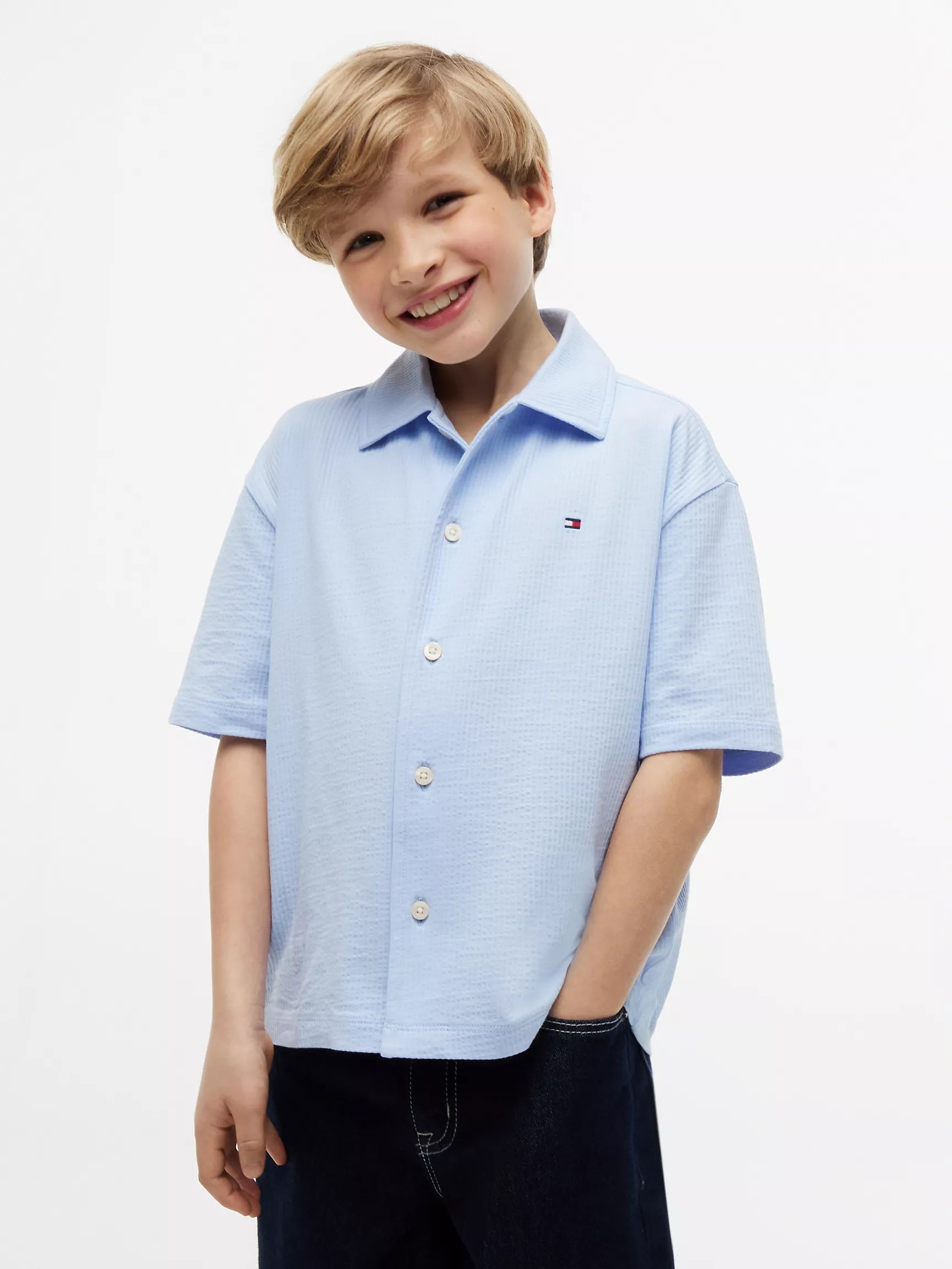 Kids' Seersucker Shirt