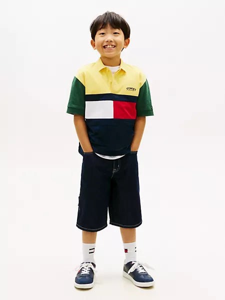 Boys Kids' Colorblock Rugby Polo Tommy Hilfiger