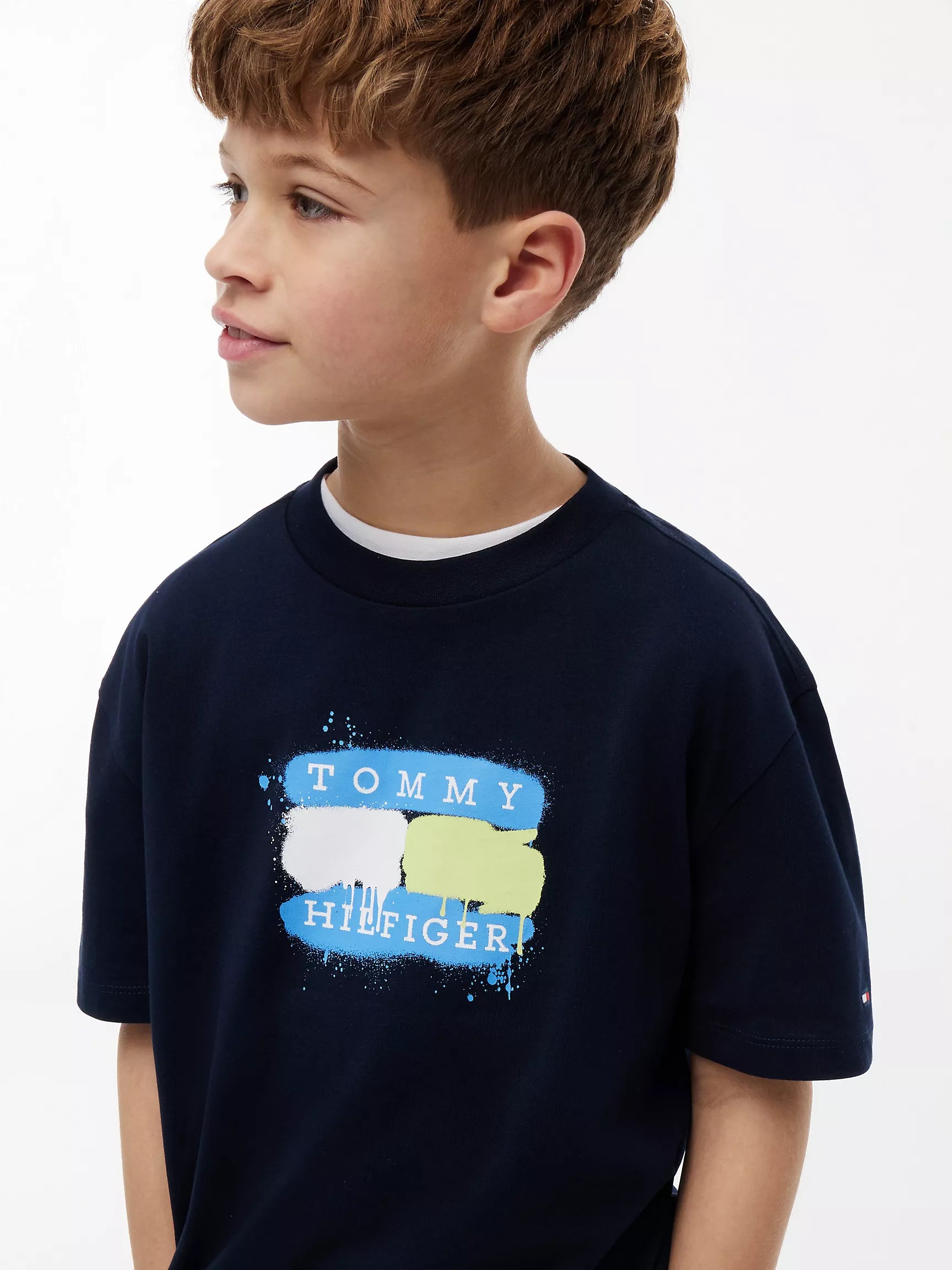 Kids' Tommy Graffiti Logo T-Shirt