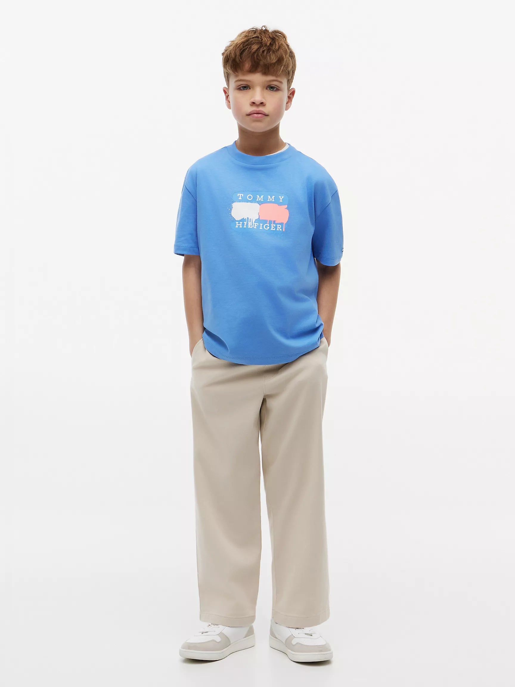 Kids' Tommy Graffiti Logo T-Shirt