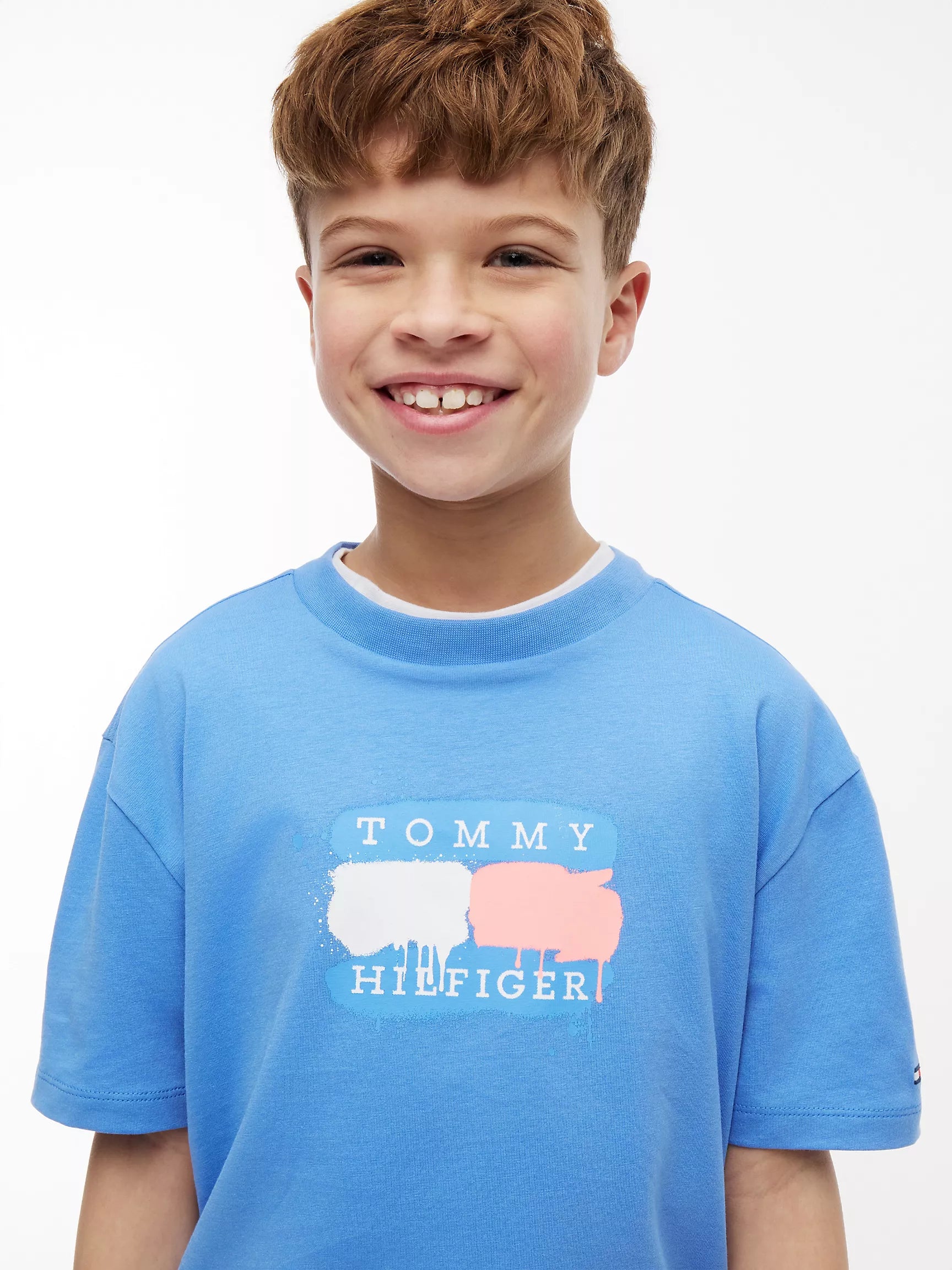 Kids' Tommy Graffiti Logo T-Shirt
