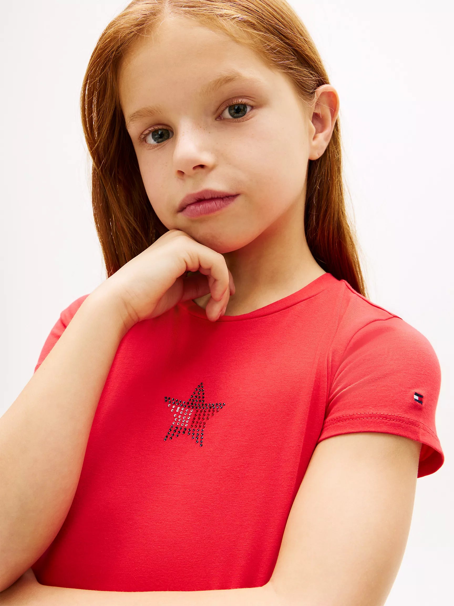 Kids' Rhinestone Star Flag T-Shirt