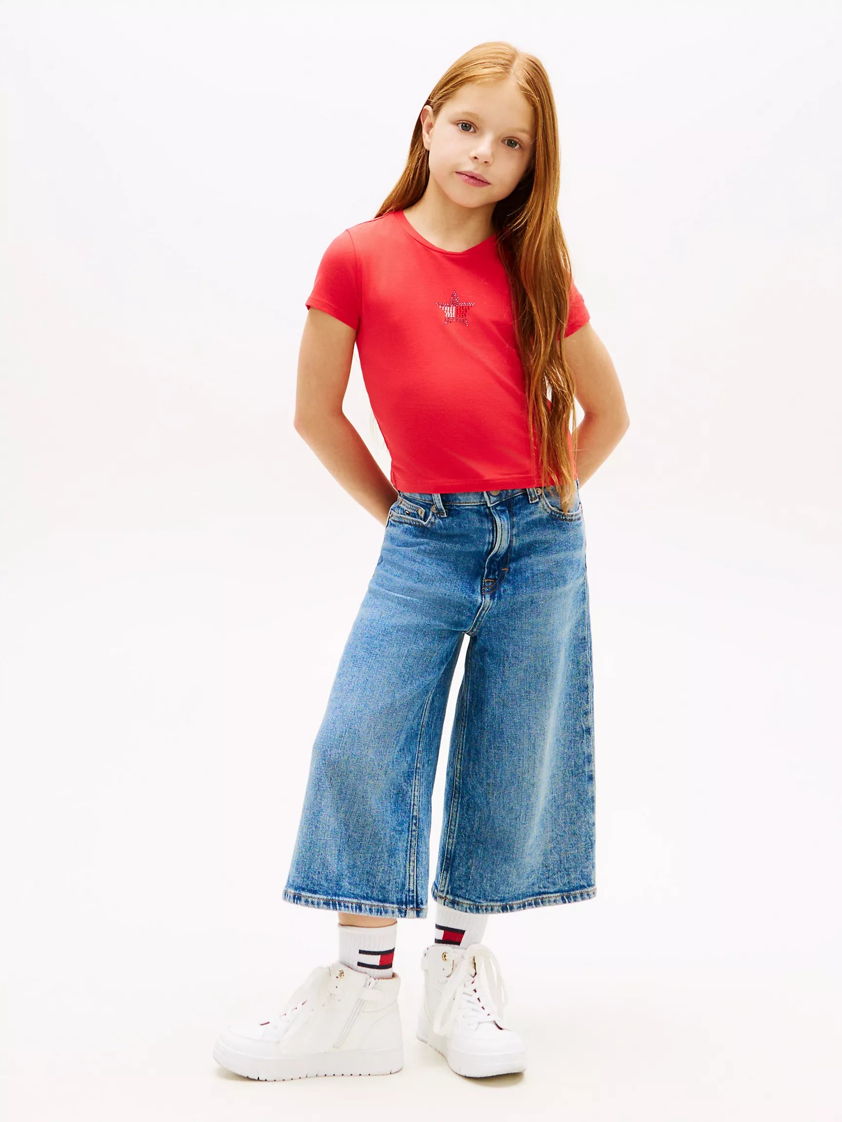 Kids' Rhinestone Star Flag T-Shirt