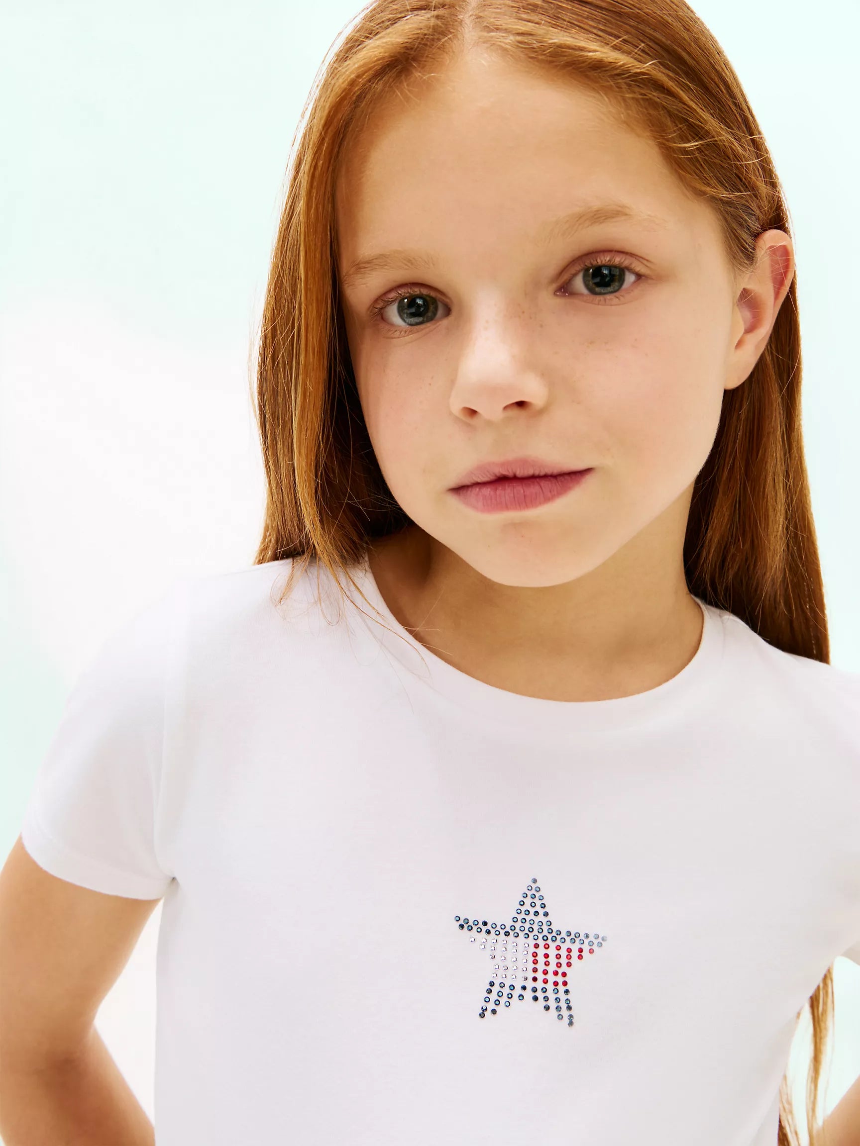 Kids' Rhinestone Star Flag T-Shirt