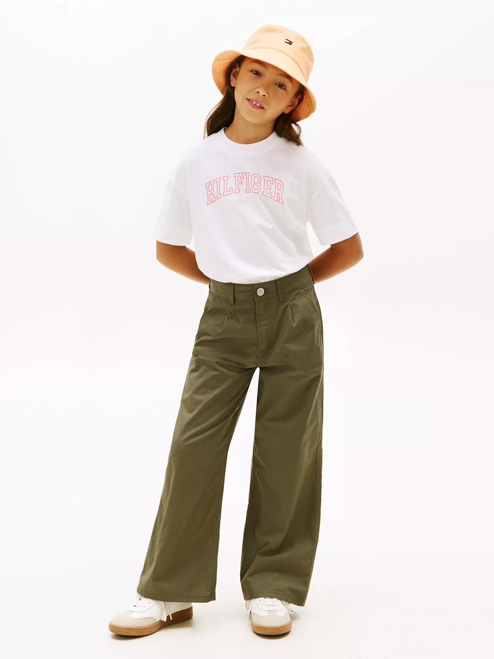 Kids' High-Rise Wide Leg Pant
