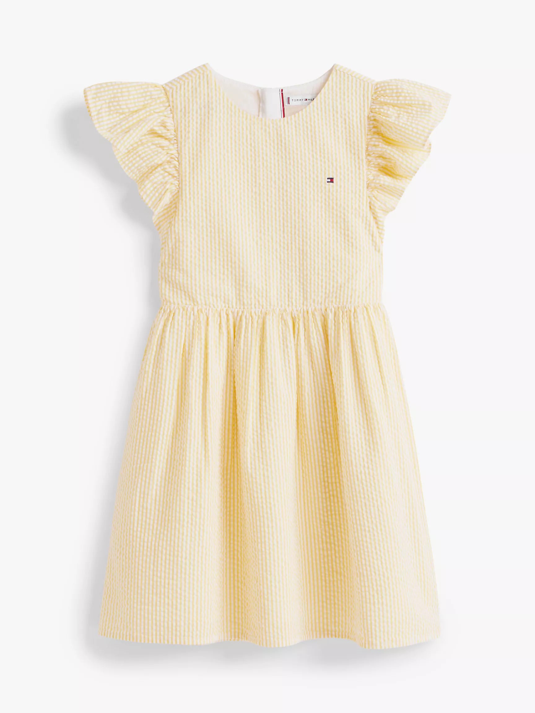 Kids' Striped Flutter Seersucker Dress