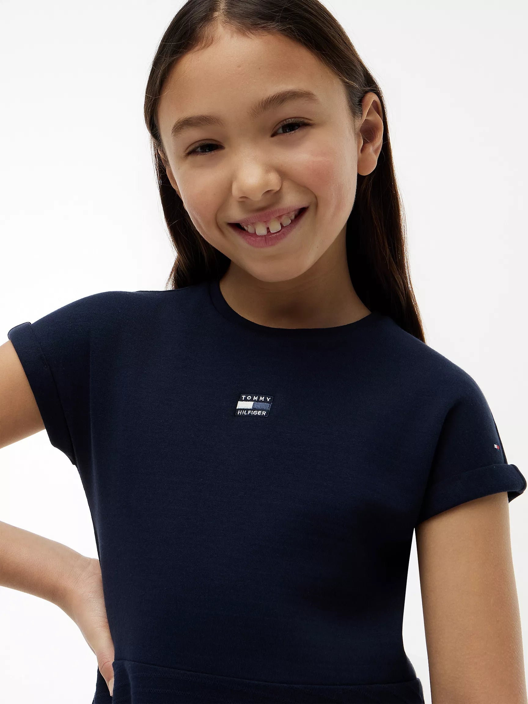 Kids' Tonal Flag Logo Skater Dress