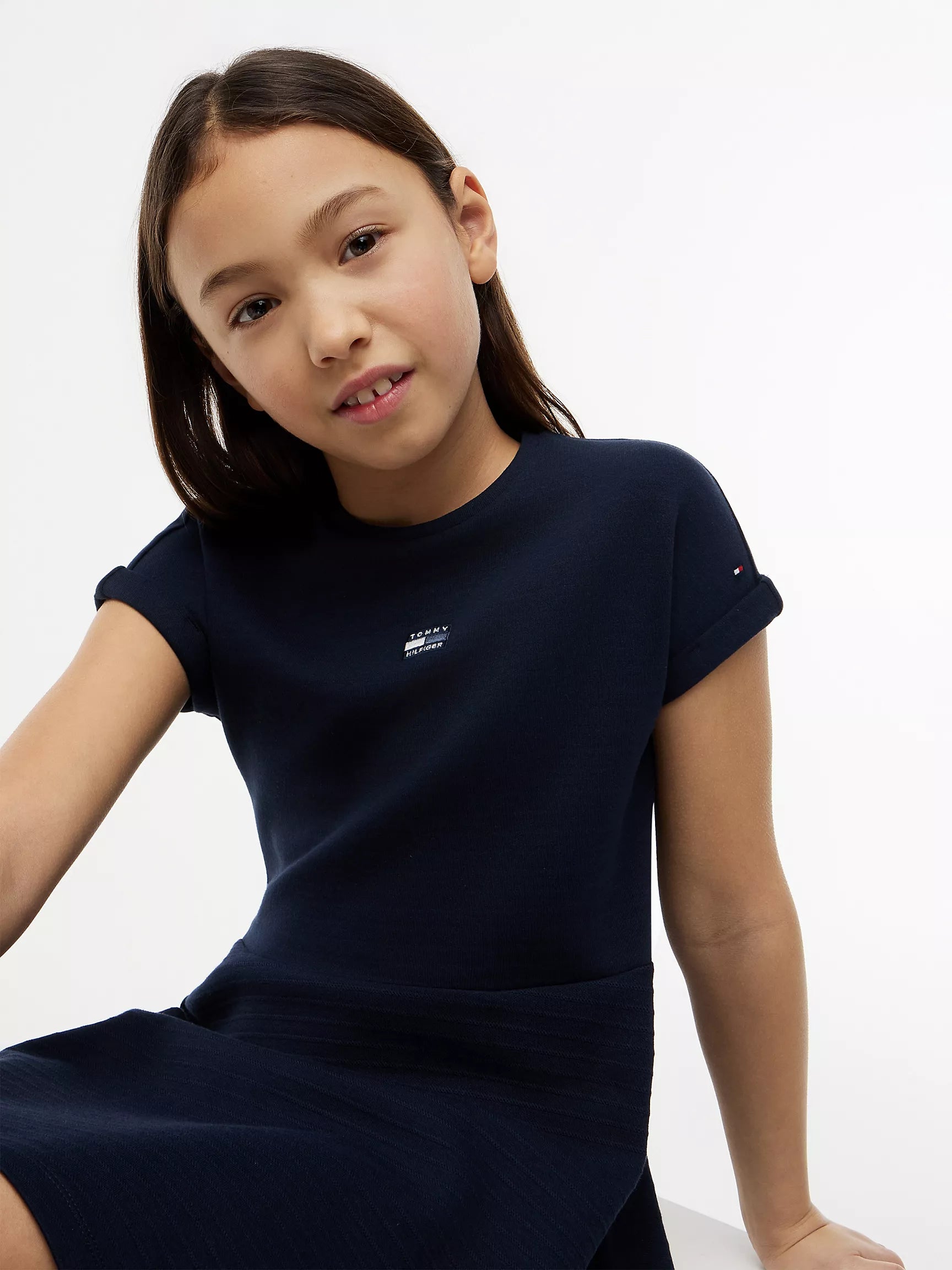 Kids' Tonal Flag Logo Skater Dress