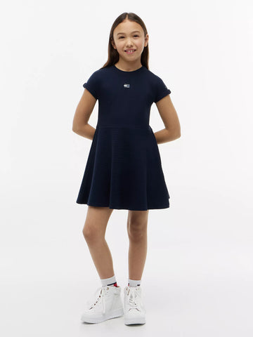 Kids' Tonal Flag Logo Skater Dress