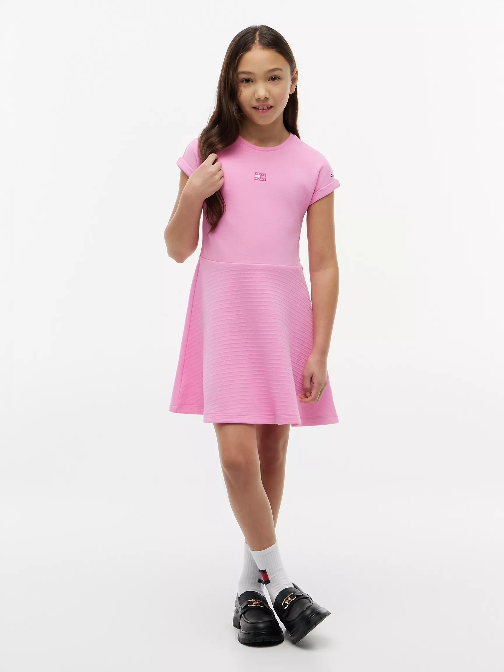 Kids' Tonal Flag Logo Skater Dress