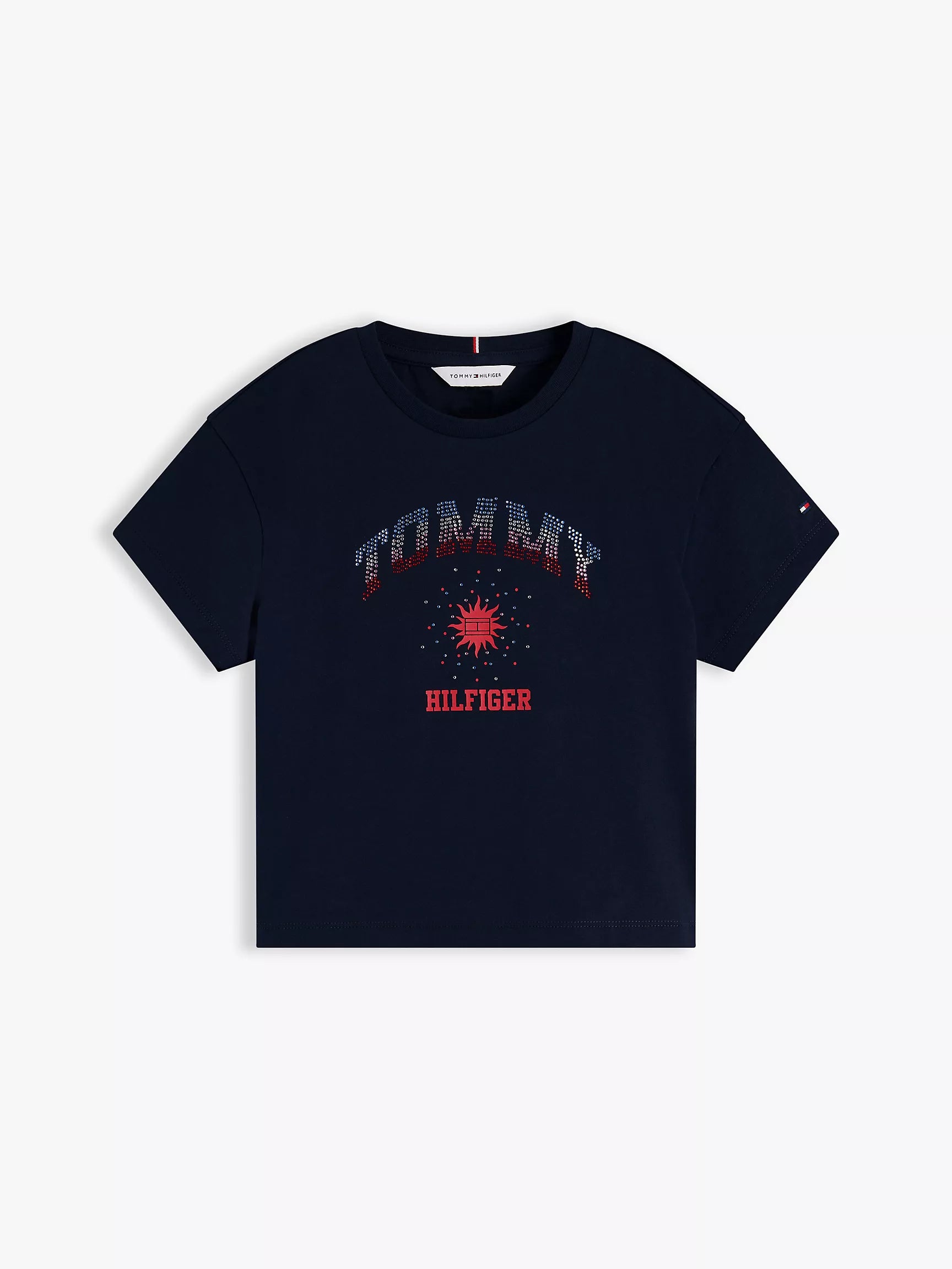 Kids' Rhinestone Tommy Logo T-Shirt