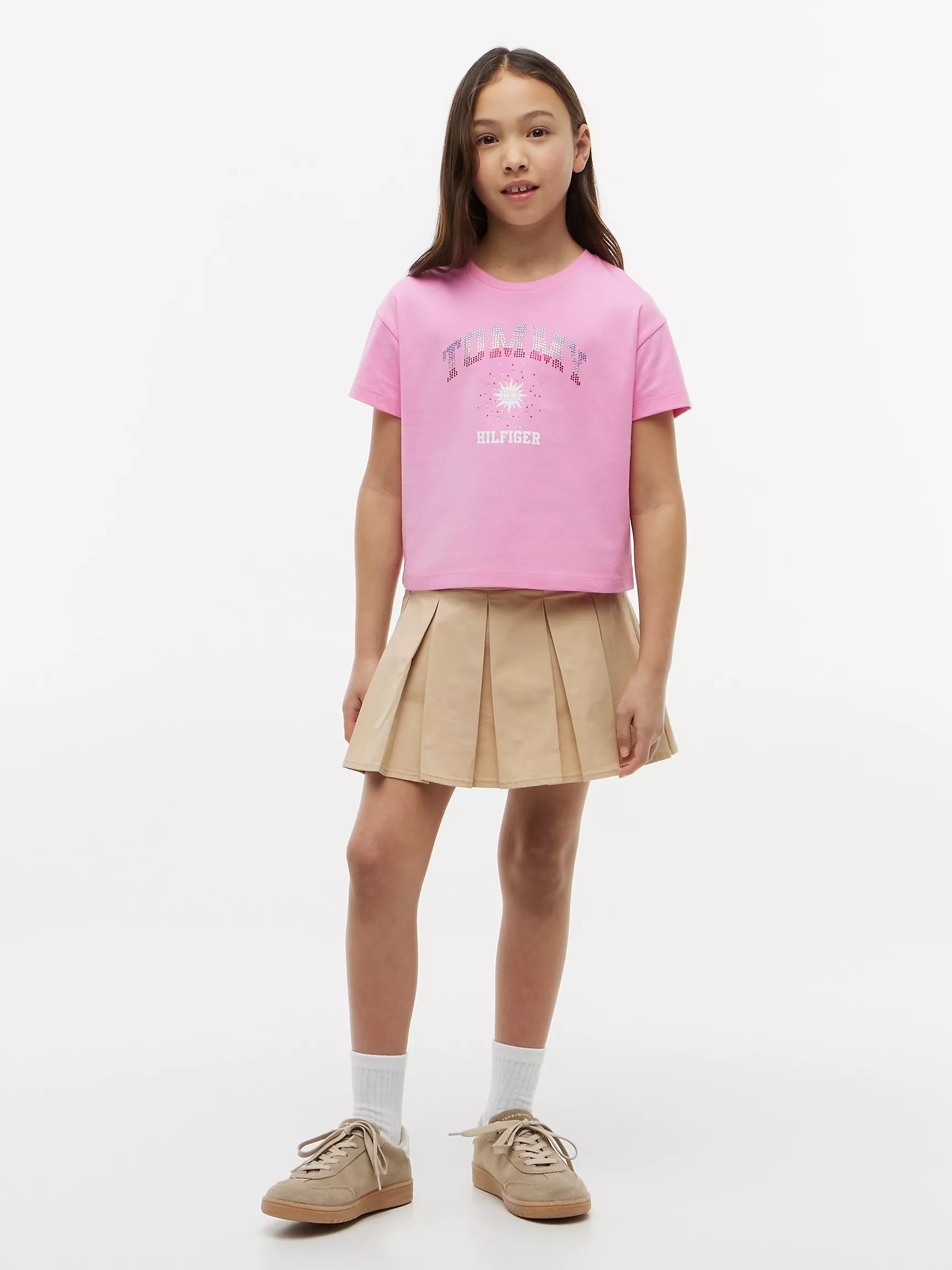 Kids' Rhinestone Tommy Logo T-Shirt