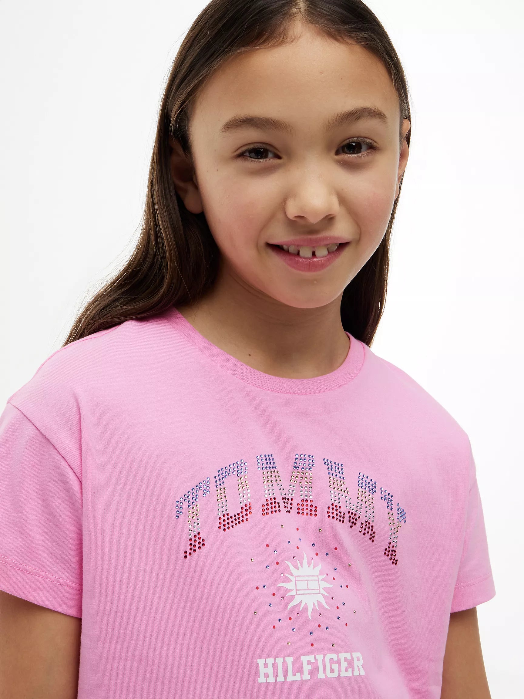 Kids' Rhinestone Tommy Logo T-Shirt