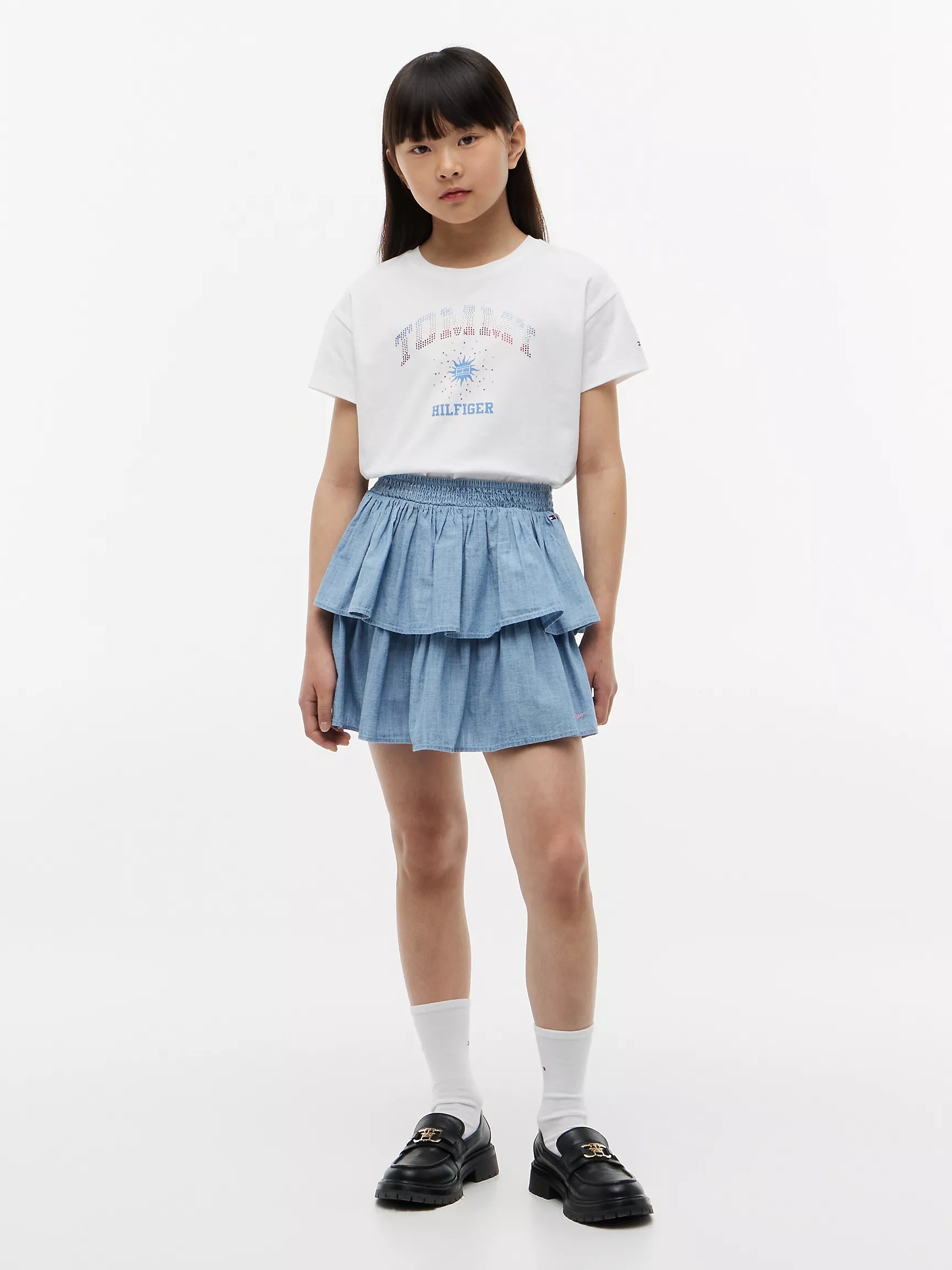 Kids' Rhinestone Tommy Logo T-Shirt