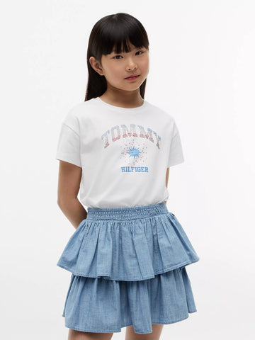 Kids' Rhinestone Tommy Logo T-Shirt