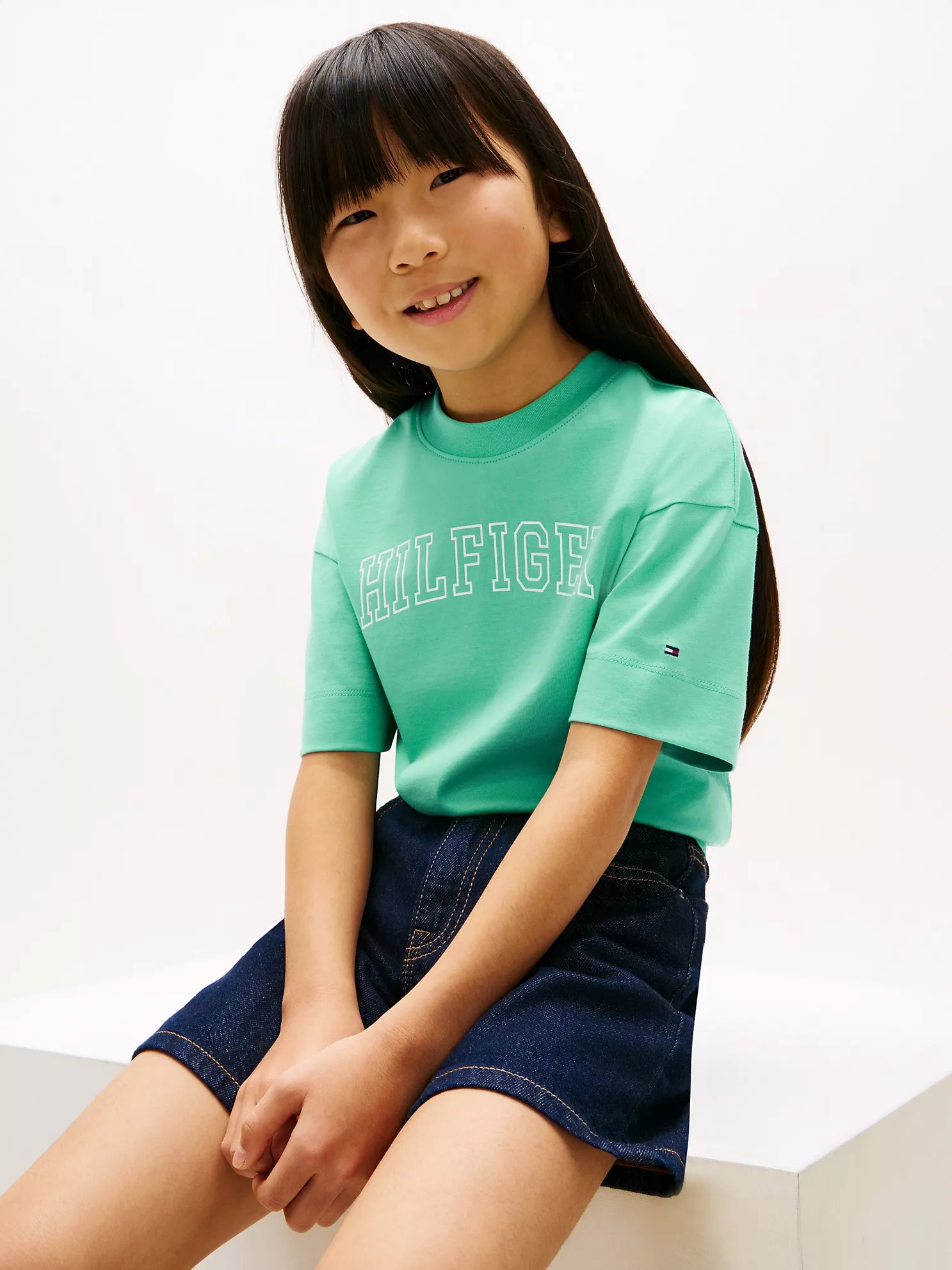 Girls  Hilfiger Logo T-Shirt