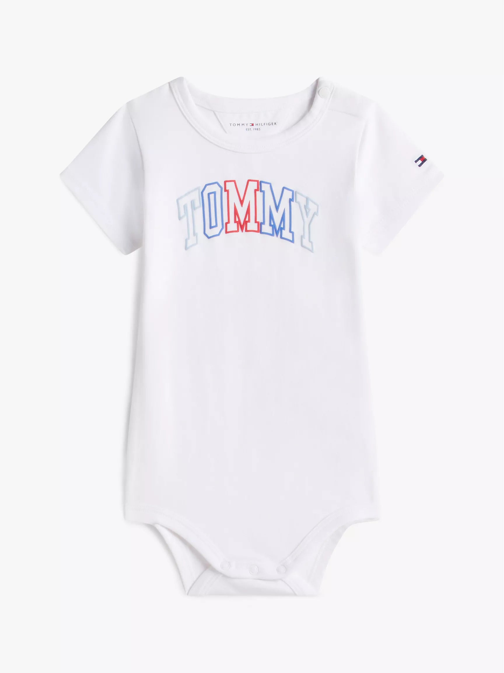 Babies' Multicolor Tommy Logo Onesie