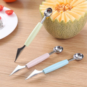 Melon Scoop & Fruit Cutter (Multi-Purpose) - various colours