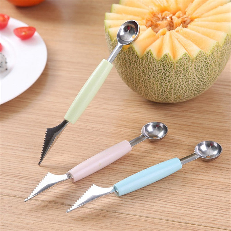 Melon Scoop & Fruit Cutter (Multi-Purpose) - various colours