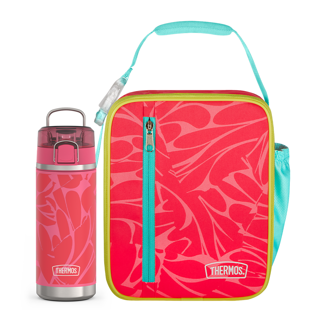 Abstract Petals Upright & 18oz Icon‚Ñ¢ Kids Water Bottle Bundle