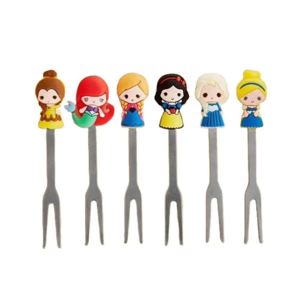 Princess Food Forks (6 Pieces)