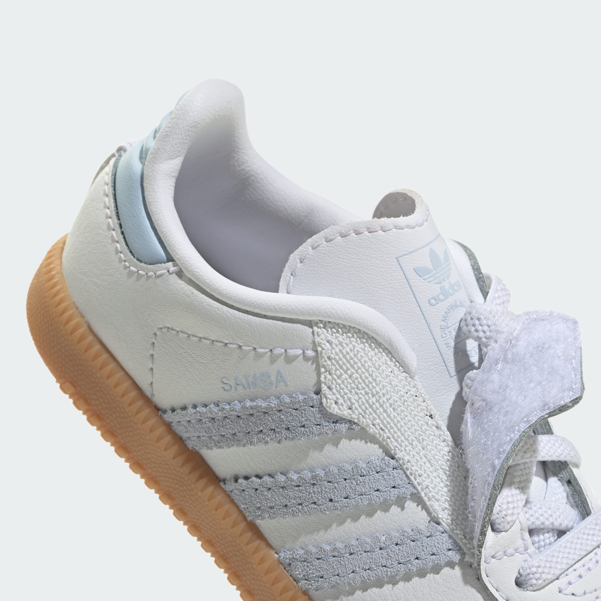 adidas SAMBA OG COMFORT CLOSURE ELASTIC LACE SHOES - White | Free Shipping with adiClub | adidas US