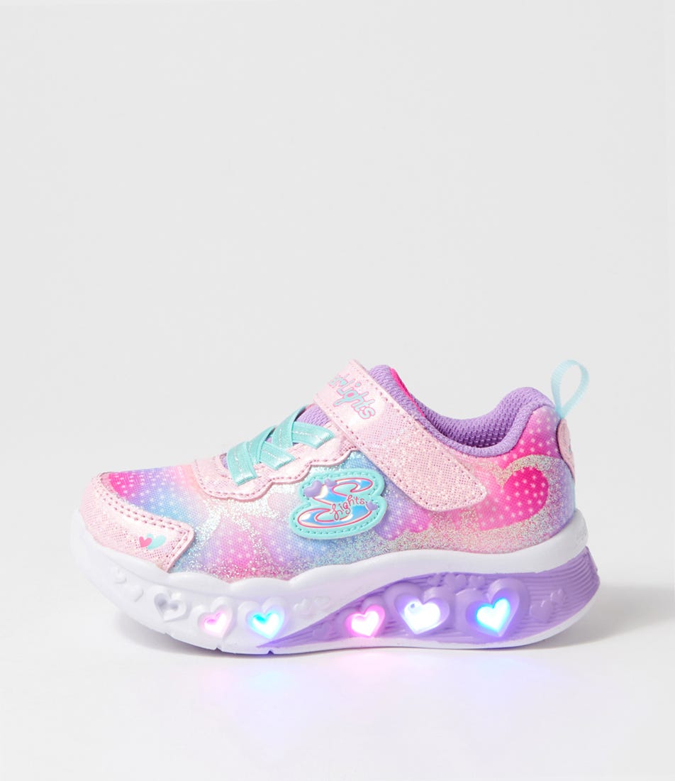 Flutter H L Pink Multi Sneakers