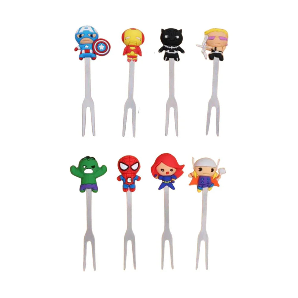 Super Hero Food Forks (8 Pieces)