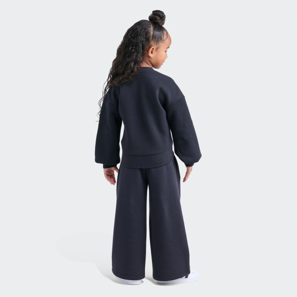 Trefoil Fleece Crew Pant Set