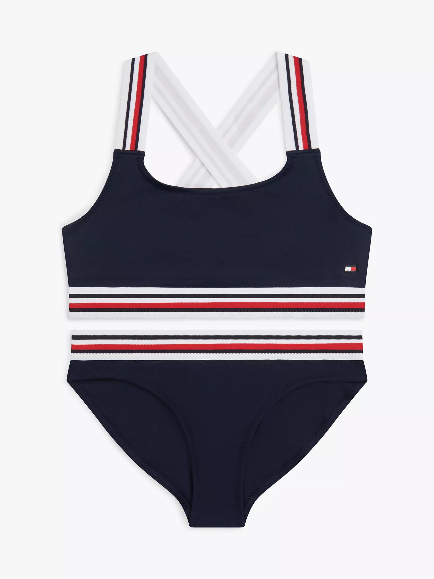 Kids' Signature Stripe 2-Piece Swimsuit 8-10
