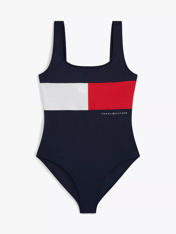 Kids' Colorblock Flag Swimsuit 8-10