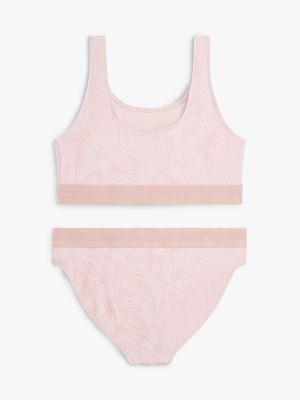Kids' Print Square-Neck 2-Piece Swimsuit