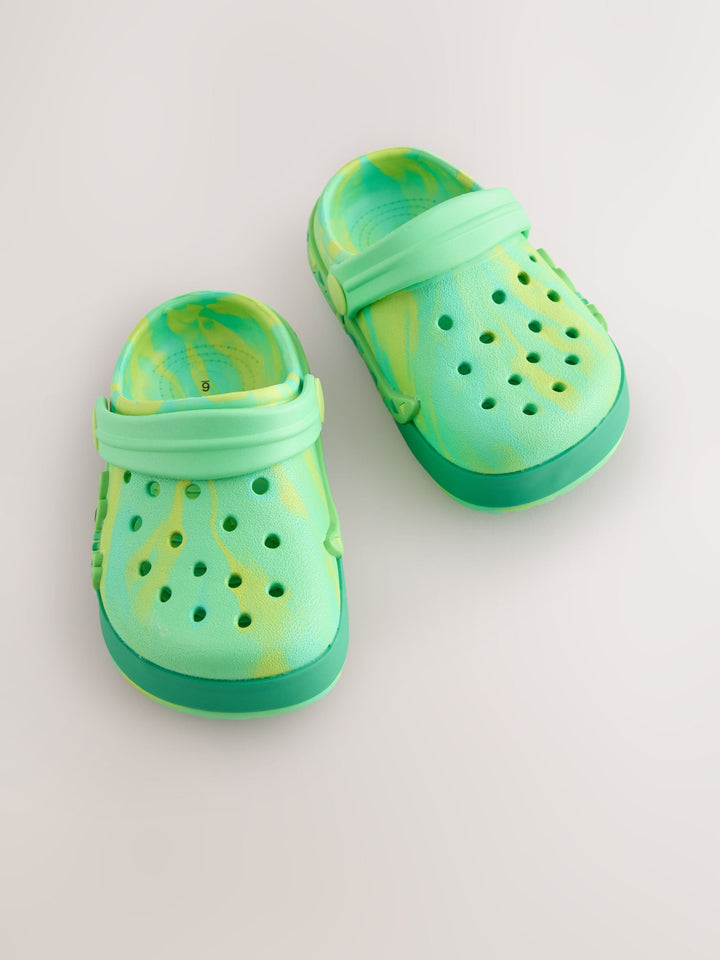 Green Croc Clogs