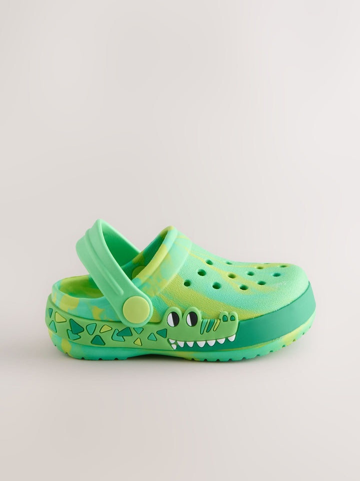 Green Croc Clogs