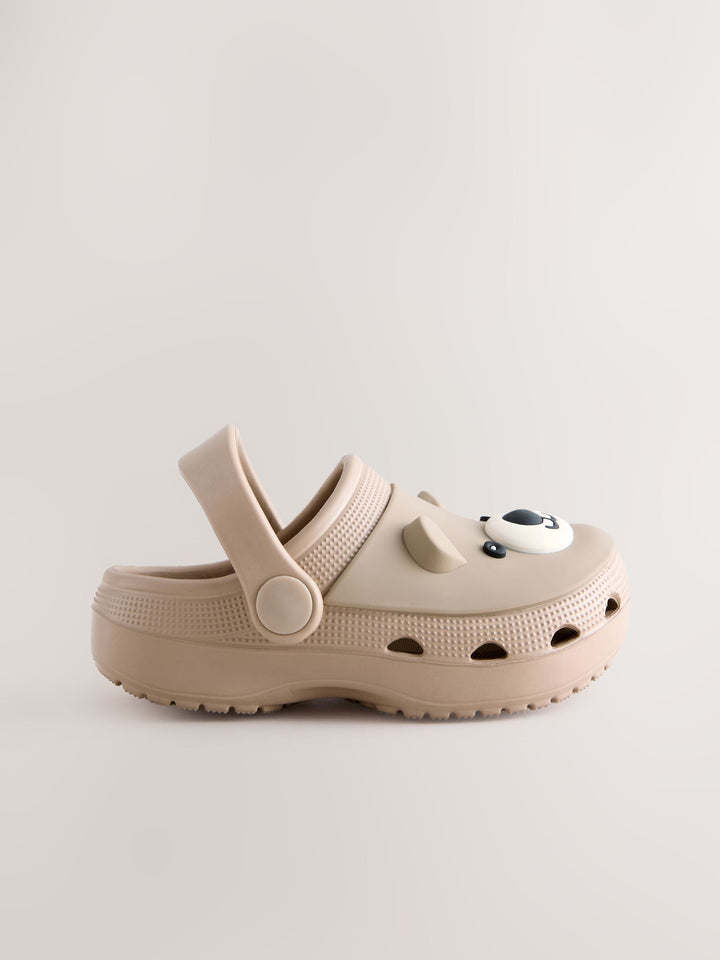 Brown Bear Standard Fit (F) Comfort Clogs