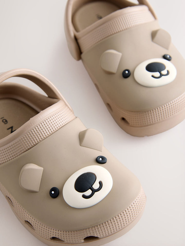Brown Bear Standard Fit (F) Comfort Clogs