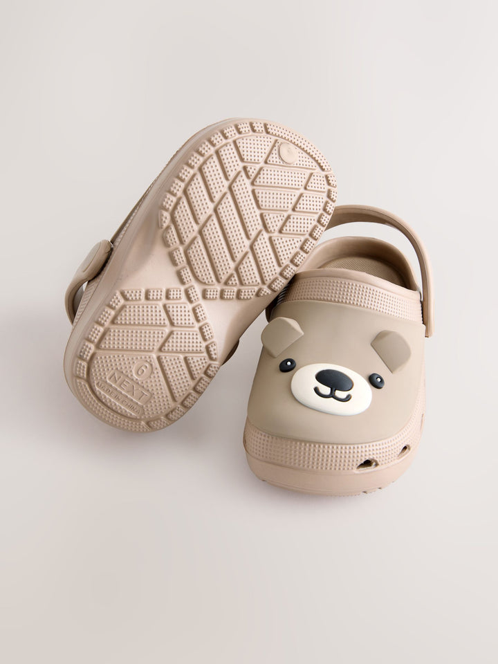Brown Bear Standard Fit (F) Comfort Clogs