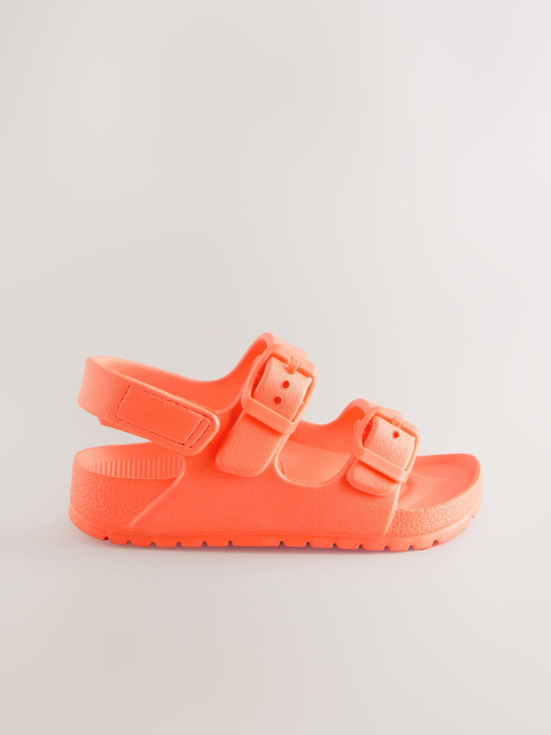 Orange Double Buckle Ankle Strap EVA Sandals