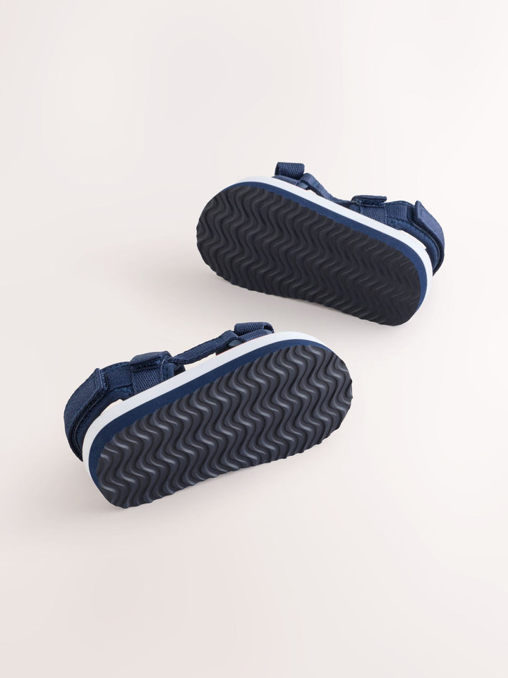 Navy Standard Fit (F) Touch Fastening Trekker Walking Sandals
