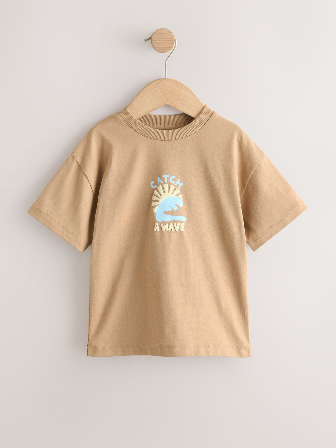 Blue/Yellow Surf Short Sleeve Graphic T-Shirts 4 Pack (3mths-7yrs)