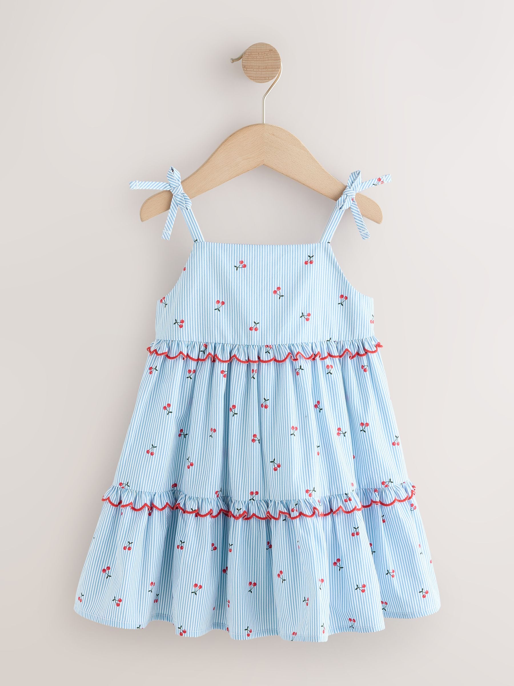 Blue Stripe Strappy Dress (3mths-8yrs)