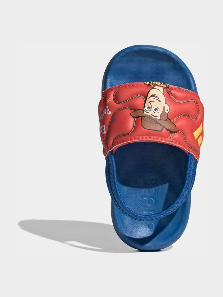 adidas Blue Adilette Estrap Infant Woody Sandals
