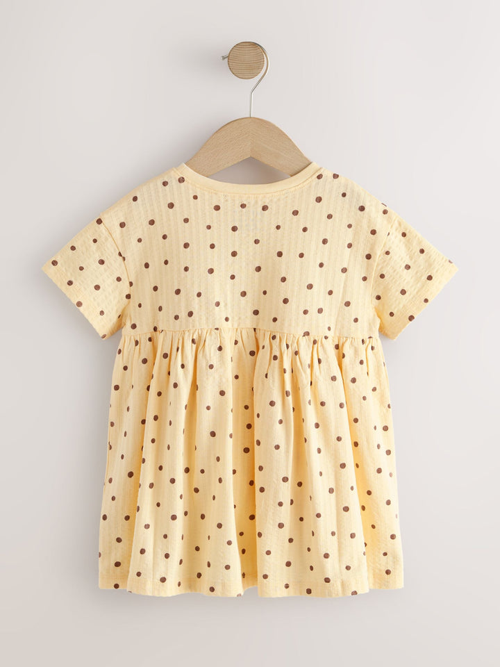 Neutral Unicorn Jersey Dress (3mths-7yrs)